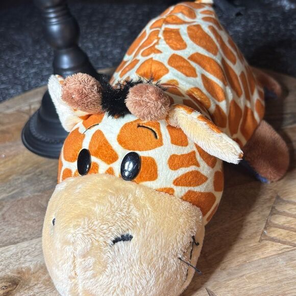 11” Flip-A-Zoo Geo Giraffe Ava Hippo Stuffed Animal
Plush Toy Reversible Sequins - Picture 10 of 16